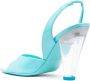 3juin Bridget slingback sandalen Blauw - Thumbnail 3