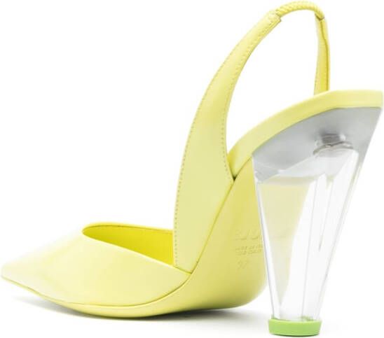 3juin Bridget slingback sandalen Geel