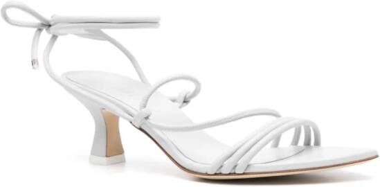 3juin Dafne Pulp 55 leren sandalen Grijs