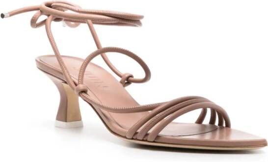 3juin Dafne Syria 50 mm leren sandalen Roze