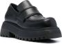 3juin Leren loafers Zwart - Thumbnail 2