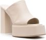 3juin Muiltjes met blokhak Beige - Thumbnail 2