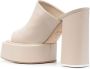 3juin Muiltjes met blokhak Beige - Thumbnail 3