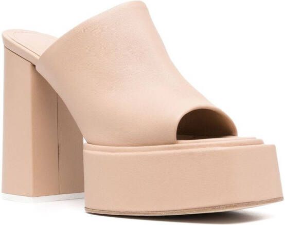 3juin Sue leren muiltjes Beige