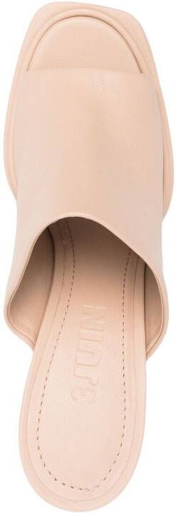 3juin Sue leren muiltjes Beige