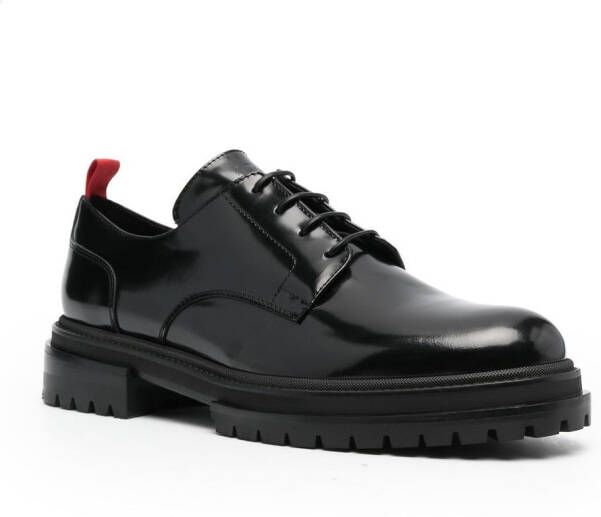 424 Payton lakleren Oxford schoenen Zwart