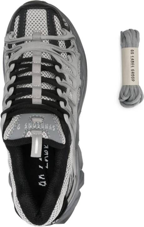 44 LABEL GROUP Symbiont 2 mesh sneakers Grijs