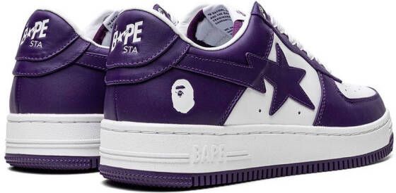 A BATHING APE BAPE STA #1 low-top sneakers Paars