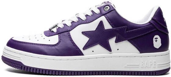 A BATHING APE BAPE STA #1 low-top sneakers Paars