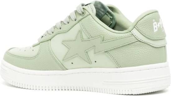 A BATHING APE Sneakers met logopatch Groen