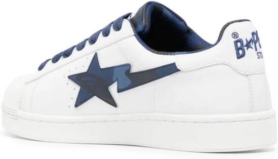 A BATHING APE Sneakers met logoprint Blauw