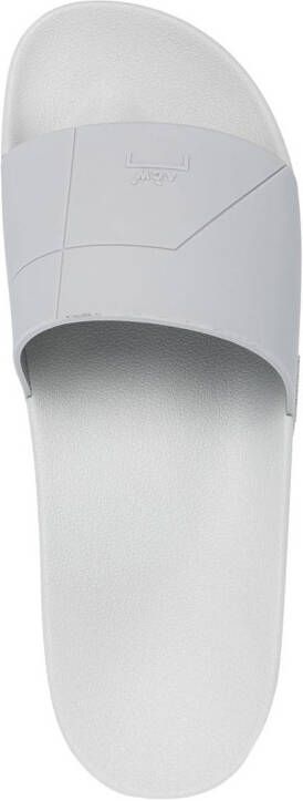 A-COLD-WALL* Slippers met logo-reliëf Grijs