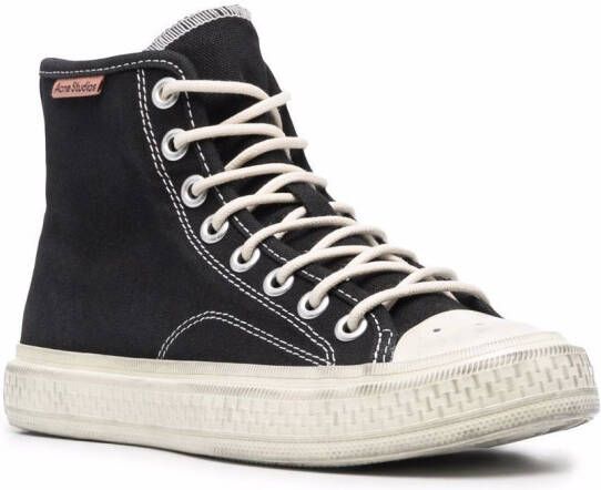 Acne Studios Ballow high-top sneakers Zwart