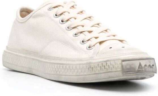 Acne Studios Ballow Tag canvas sneakers Beige