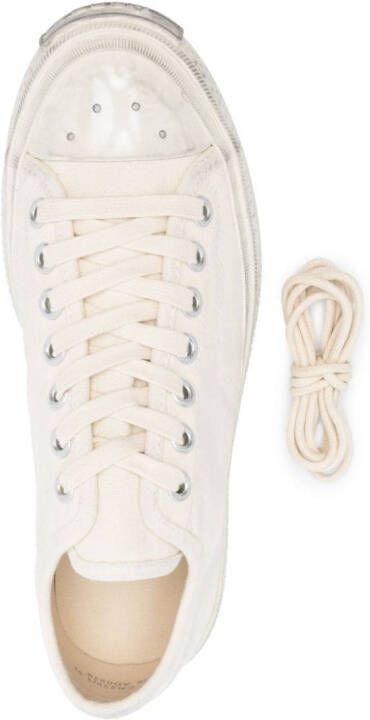 Acne Studios Ballow Tag gerafelde sneakers Wit