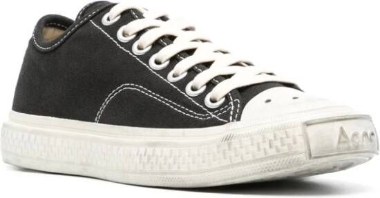 Acne Studios Ballow Tag gerafelde sneakers Zwart