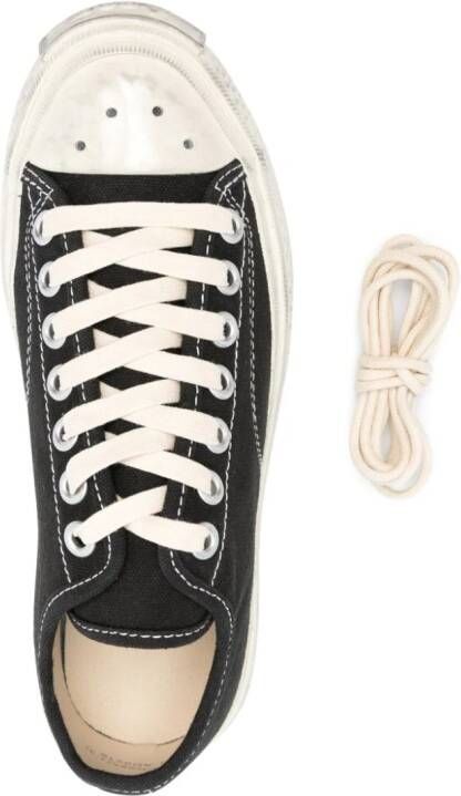 Acne Studios Ballow Tag gerafelde sneakers Zwart