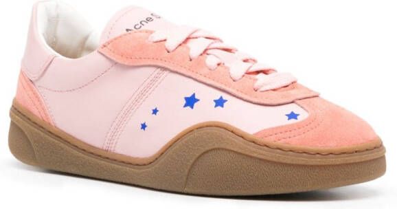 Acne Studios Bars sneakers met vlakken Roze