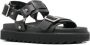 Acne Studios buckle-fastening leather sandals Zwart - Thumbnail 2