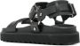 Acne Studios Leren sandalen met gesp Zwart - Thumbnail 3