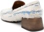 Acne Studios Gerafelde denim loafers Blauw - Thumbnail 3