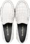 Acne Studios Leren loafers Wit - Thumbnail 4