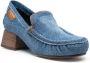 Acne Studios Loafers met blokhak Blauw - Thumbnail 2