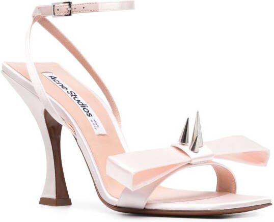 Acne Studios Sandalen met strikdetail Roze