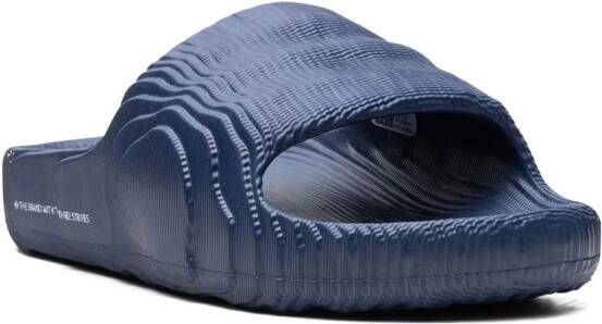 adidas Adilette 22 "Dark Blue" slippers Blauw