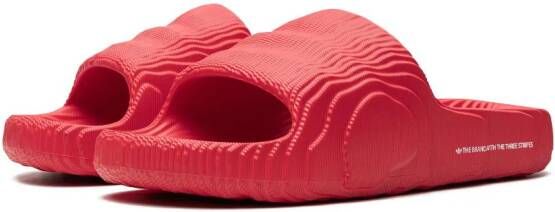 adidas "Adilette 22 Scarlet slippers" Rood