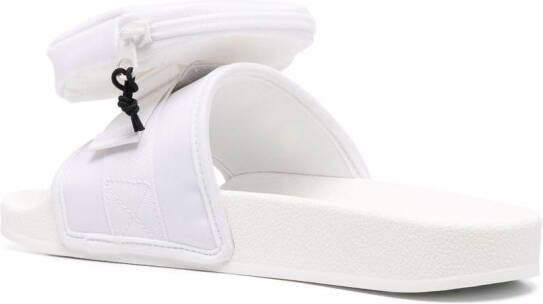 adidas Adilette slippers met logoband Wit