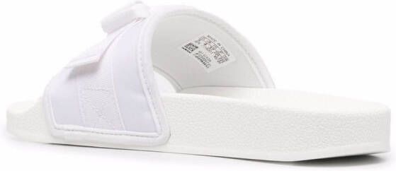 adidas Adilette slippers met logoband Wit