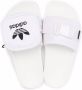 Adidas Adilette slippers met logoband Wit - Thumbnail 4