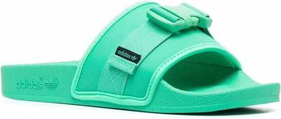 adidas Adilette slippers met rits Groen