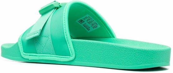 adidas Adilette slippers met rits Groen