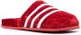 Adidas Adimule fluwelen slippers Rood - Thumbnail 2