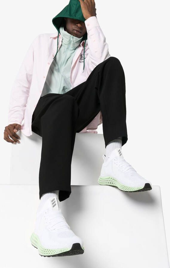 adidas Alphaedge 4D reflecterende low-top sneakers Wit