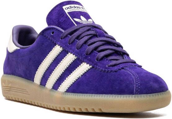 adidas Bermuda 3-Stripes suède sneakers Paars