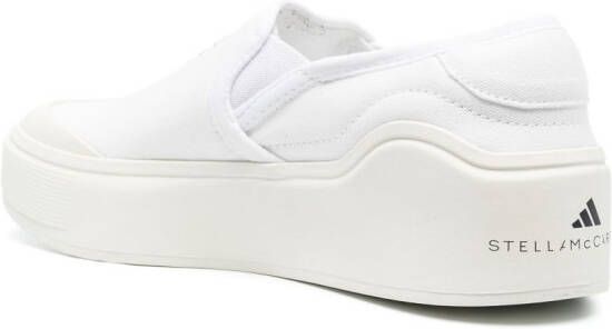 adidas by Stella McCartney Sneakers met logoprint Wit