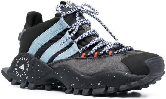 adidas by Stella McCartney Sneakers met geribbelde zool Zwart