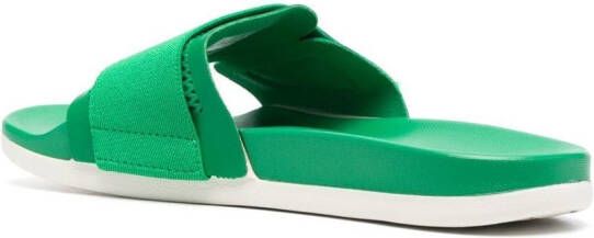 adidas by Stella McCartney Slippers met klittenband Groen