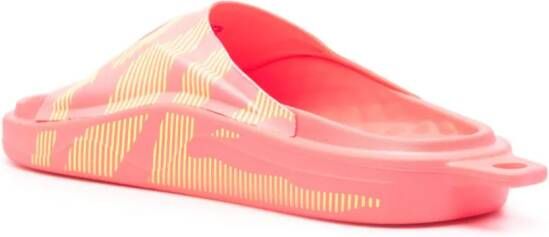 adidas by Stella McCartney Leren badslippers Roze