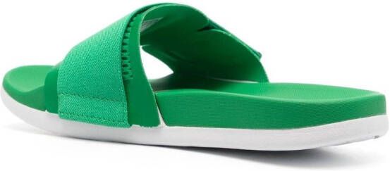 adidas by Stella McCartney Slippers met klittenband Groen