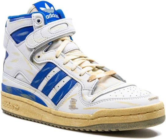 adidas "Forum 84 Hi AEC White Blue sneakers " Wit