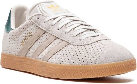 adidas Gazelle "Aluminium Collegiate Green" sneakers Beige