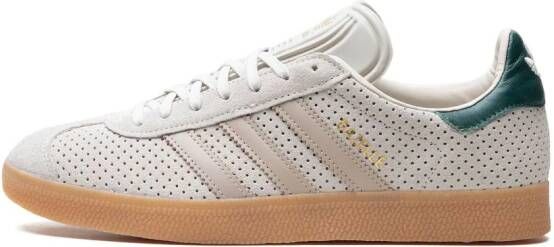 adidas Gazelle "Aluminium Collegiate Green" sneakers Beige