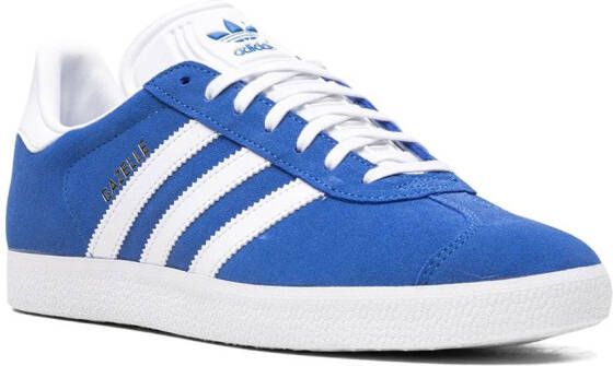 adidas "Gazelle Blue Cloud White Gold metallic sneakers" Blauw