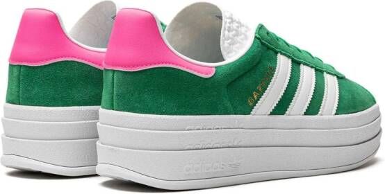 adidas Gazelle Bold "Green Lucid Pink" sneakers Groen