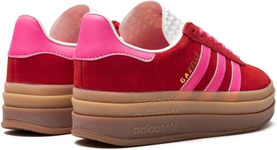 adidas Gazelle Bold leren sneakers Rood