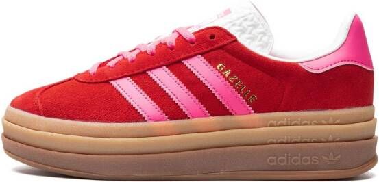 adidas Gazelle Bold leren sneakers Rood